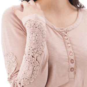 Crystal Crochet Henley studio alt 2