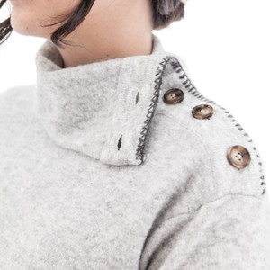 Solitude Button Collar Sweater alt2 Solitude Button Collar Sweater alt2