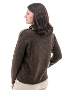 Solitude Button Collar Sweater back