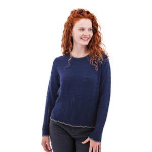 Halcyon Pointelle Sweater studio