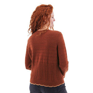 Halcyon Pointelle Sweater back
