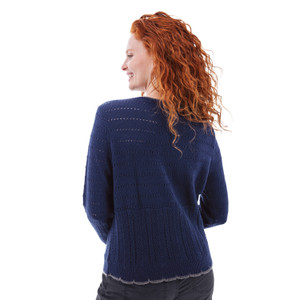Halcyon Pointelle Sweater back