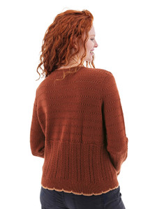 Halcyon Pointelle Sweater back