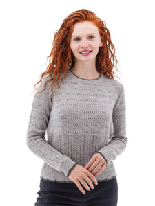 Halcyon Pointelle Sweater studio