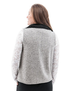 Perfect 1/2 Zip Fleece Vest back