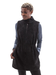 Solstice Sherpa Fleece Long Vest studio alt 1