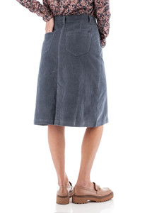 Aurora Cord Skirt back