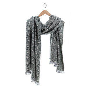 Art Deco Fringed Scarf studio Art Deco Fringed Scarf studio