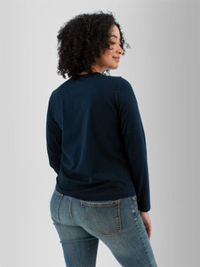 Tatum Organic Long Sleeve Top studio back