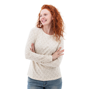 Tatum Organic Geo Print Long Sleeve Top studio