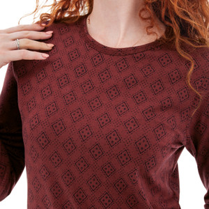 Tatum Organic Geo Print Long Sleeve Top studio alt 2