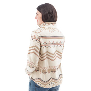 Lucy Print Fleece Pullover studio back Lucy Print Fleece Pullover studio back