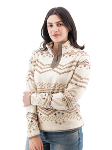 Lucy Print Fleece Pullover studio alt1