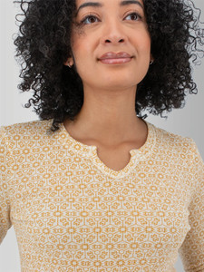Tia Waffle Knit Floral Top studio alt2