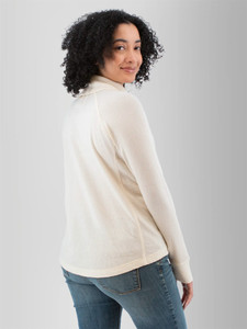 Cyndi Waffle Knit Cowl Neck studio back