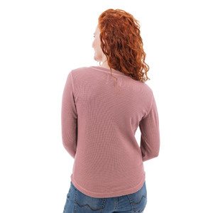 Jenson Waffle Knit Top studio back