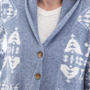 Willa Southwestern Shawl Collar Cardigan studio alt 2