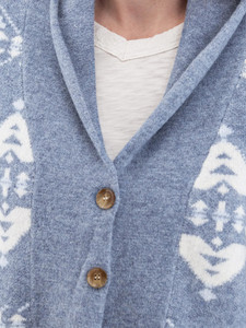 Willa Southwestern Shawl Collar Cardigan studio back alt2