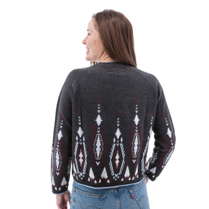 Diamond Jacquard Sweater studio back