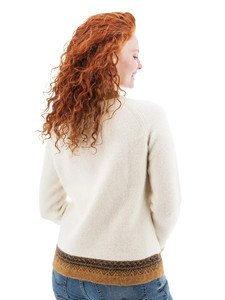 Teigen Contrast Fair Isle Sweater studio back