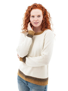 Teigen Contrast Fair Isle Sweater studio