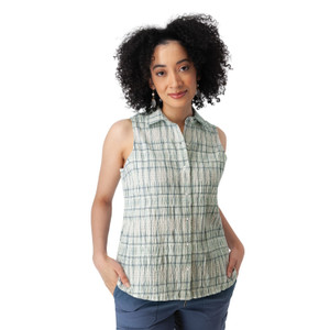 Linnet Organic Cotton Textured Tank Top Grey Mist alt 1