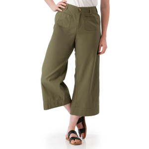Harris Cotton Ripstop Wide Leg Pant Four Leaf Clover Green alt 1