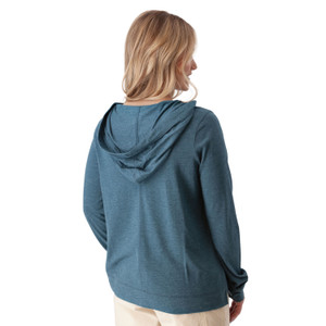 Mari Pull-On Hoodie Mallard Blue back