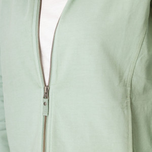 Inola Zip Up Hoodie Jadeite Green detail