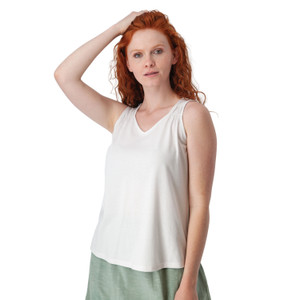 Calypso V-Neck Tank Tank Top White alt 1
