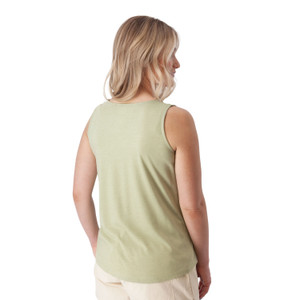 Calypso V-Neck Tank Tank Top Reseda Green back