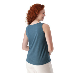 Calypso V-Neck Tank Tank Top Mallard Blue back