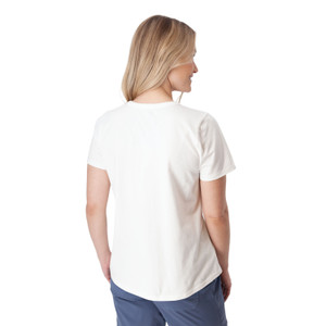 Basis Solid Organic Cotton T-Shirt White back