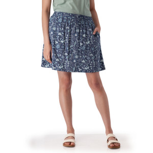 Kassie Pull-On Printed Skirt Vintage Indigo Blue alt 1