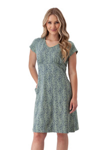 Daystar Printed T-Shirt Dress Jadeite Green alt 1