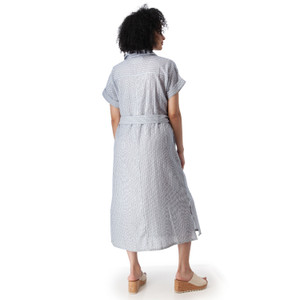 Elowyn Dolman Midi Shirtdress Midnight Blue back