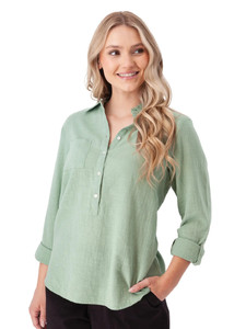 Laken Popover Top Granite Green alt 1