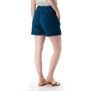 Kelford Organic Cotton Gauze Short Gibraltar Sea Blue back