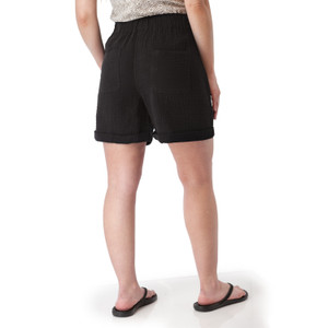Kelford Organic Cotton Gauze Short Black back