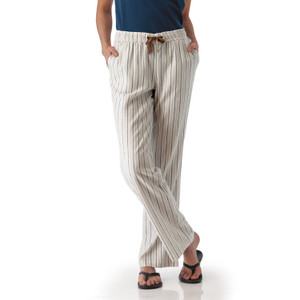 Breezy Striped Pull On Pant White alt 1