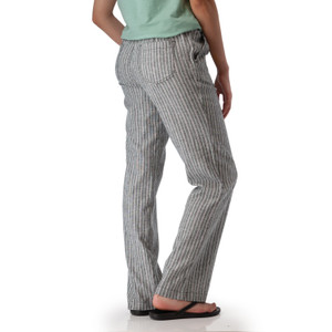 Breezy Striped Pull On Pant Black back