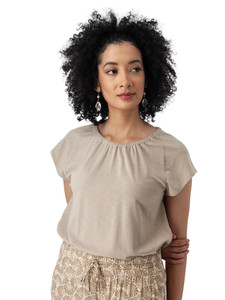 Isla Raglan Sleeve Top Simply Taupe