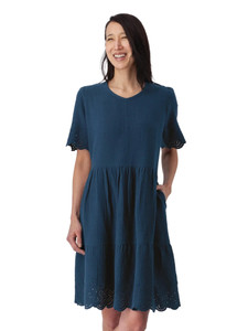 Airy Sweetheart Dress Gibraltar Sea Blue