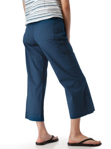 Arden Mid-Rise Wide Leg Utility Pant Gibraltar Sea Blue back