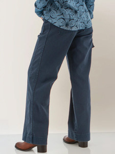 Twillford Utility Wide Leg Organic Cotton Pant studio back