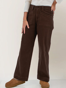 Twillford Utility Wide Leg Organic Cotton Pant studio