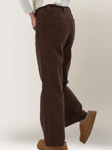 Twillford Utility Wide Leg Organic Cotton Pant studio back