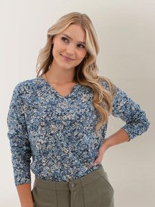 Frostkiss Floral Long Sleeve Tee studio