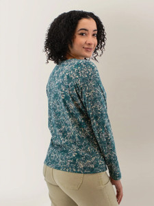 Frostkiss Floral Long Sleeve Tee studio back