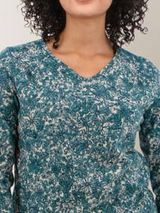 Frostkiss Floral Long Sleeve Tee studio alt3